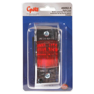 Grote Industries - Chromearmored Clearance Marker Lightred(retail Packaging) - 46892-5