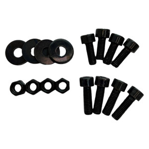 Sparco - Seat Hrdwre Btm Mnt Zinc Blk - 50001ZN