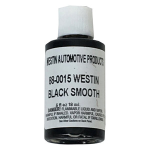 Westin Automotive - Brush Cap Bottle .6 Oz. Touchup Paint Black - 88-0015