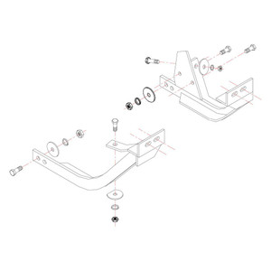 Roadmaster - 9293 Legacy Tow Bar Mntg Brkt Kit - 906-1