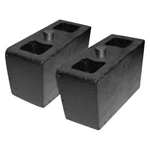 ProComp - 3in Rear Lift Block; 2 Aluminum Riser Blocks; Dual Pin; Not Vehicle Specific - 95-300DB