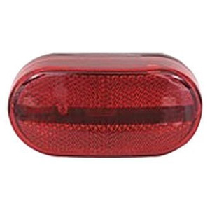 Optronics - 209130 Oval Red Led Markerlens - A31RB