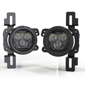 Morimoto Lighting - 18c Wrangler Jl/gladiator Jt 4banger Fog Light Kit (ncs/wide/white) - BAF078W