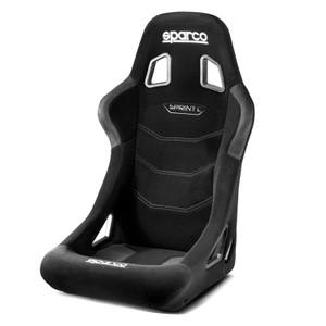 Sparco - Sprint+ Race Car Seat Large Up To 38in Waist Black - BRR0005B0K0100N