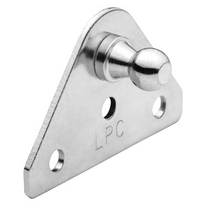 Whitecap - Gas Spring Zincplated Mounting Bracket21/4in L X 3/4in W X 17/16in H 10mm Ball - G-1020C