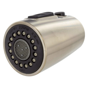 Valterra - Replacement Spray Head For Premium Pull Down Kitchen Faucet Brushed Nickel - PF281035