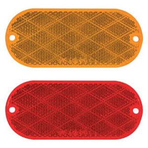 Optronics - Oblong Stickon Reflector Kit - RE12ARK