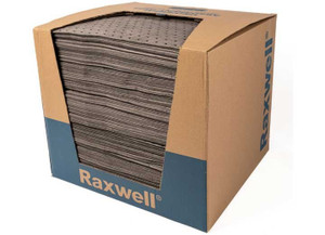 Raxwell Industries - 16in X 18in Universal Premium Lightweight Absorbent Pads 190 Gsm 200 Ct/box - RSM1101