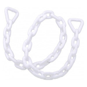 Whitecap - Heavy Duty Vinyl Coated Galvanized Steel Anchor Chain3/16in X 3ft - S-1581C