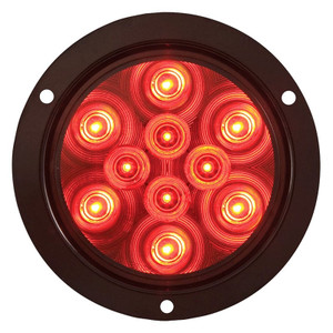 Optronics - Led Tail Light 4in Flange10 Diodes(10cs) - STL42RB