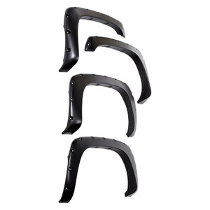 Tyger Auto - 9906 Silverado/sierra Paintable Smooth Matte Blk Pocket Style Fender Flare Set4 Piece - TG-FF8C4058