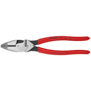 Knipex High Leverage Linemans Pliers New England Fish Tape Puller Crimper - 0911240SBA