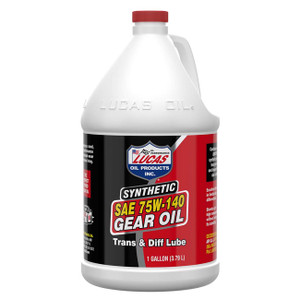 Lucas Oil Synthetic SAE 75W-140 Transmission/Differential Lube - 1 Gallon - 10122