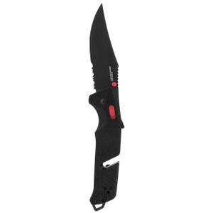 SOG Trident AT 3.7" Folding Pocket Knife (Black & Red) - 11-12-02-41