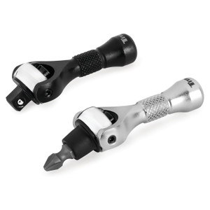 Titan 1/4" Drive 90-Tooth Swivel and Ratcheting Bit Driver Nano Ratchets (2-Piece) - 11332