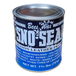 Atsko Sno-Seal Original Beeswax Waterproofing Seasonal Leather Protection (1 Quart Can) - 1332Q