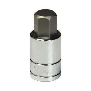 Titan 17mm Hex Bit Socket with 1/2" Drive - 15617