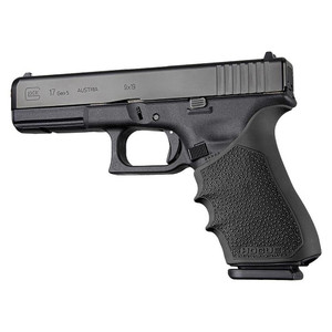 Hogue HandAll Beavertail Grip Sleeve for Full Size Glock - Gen 3 & 4 (Black) - 17030