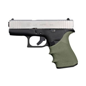 Hogue HandALL Beavertail Grip Sleeve for GLOCK 43X/48 (OD Green) - 18211H