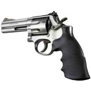 Hogue S&W K/L-Frame Round Butt Rubber Conversion Monogrip (Black) - 19002