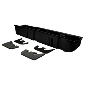 DU-HA Under Seat Storage Fits 09-14 Ford F-150 SuperCrew without Subwoofer Black - 20075