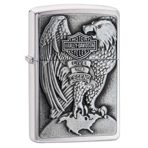 Zippo Windproof Lighter Harley-Davidson Eagle Wings Live the Legend - 200HD.H231