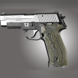 Hogue Piranha Grip Magrip G10 Sig Sauer P226 DA/SA & DAK - G-Mascus (Green Lave) - 23138
