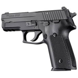 Hogue Sig Sauer P228/P229 Checkered Grips G10 G-Mascus (Solid Black) - 28179