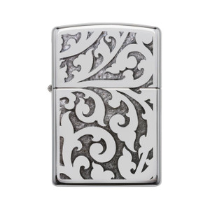 Zippo Windproof Lighter Filigree High Polish Chrome - 28530