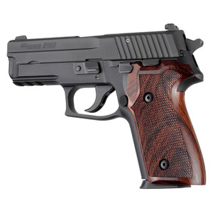 Hogue Sig Sauer P228/P229 Checkered Cocobolo Wood Grips - 28811