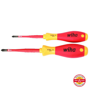 Wiha Insulated Terminal Block Xeno Screwdriver Set (2 Pice Set) - 30770