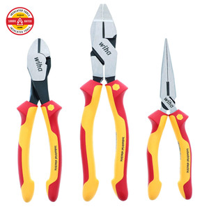 Wiha Insulated Industrial Grip Pliers and Cutters (3 Piece Set) - 32968