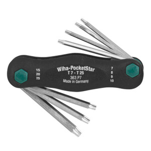 Wiha Torx PocketStar Fold Out Set (7 Driver Set) - 36396