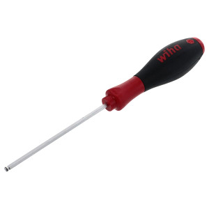 Wiha SoftFinish MagicRing Ball End Hex Screwdriver 9/64" x 100mm - 36728