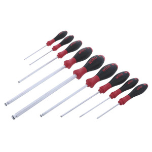 Wiha SoftFinish Grip MagicRing Ball End Metric Hex Driver (9 Piece) - 36790