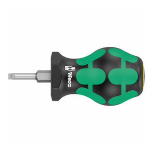 Wera Stubby/Carburetor Screwdriver: Slotted 6.5mm x 24.5mm (without Lasertip) - 5008843001