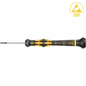 Wera ESD-Safe Micro Screwdriver: Slotted 0.25 x 1.2 x 40mm - 5030100001