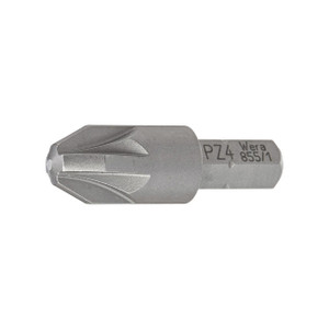 Wera Pozidriv Screwdriver Bit: PZ #4 - 1/4" Drive (Single) - 5073380001
