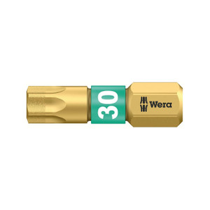 Wera Diamond Coated 1/4" Drive Bit TORX: TX #30 x 25mm - 5134378001