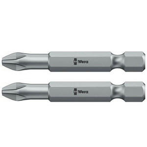 Wera Phillips Long bit: PH #2 Bit x 50mm 1/4" Drive (2-Pack) - 5134381001