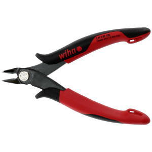Wiha Precision Electronic Diagonal Cutters Full Flush Wide Pointed Head - 56818