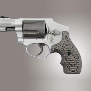 Hogue S&W J-Frame Bantam Piranha Grip G10 - G-Mascus (Dark Earth) - 61737