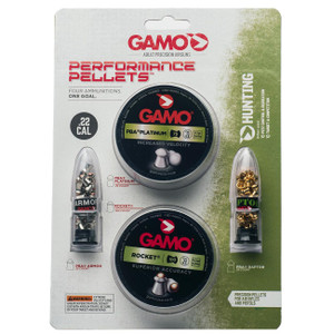 Gamo .22cal Assorted Performance Pellets Combo Pack (225 Count) - 63209285554