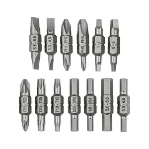 Wiha Double End Bit Reload Set for Tradesman 26-In-1 Ultra Driver (13 Pack) - 77780