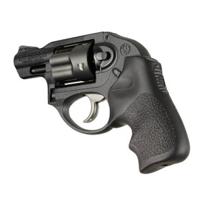Hogue Ruger LCR/LCRx Revolvers OverMolded Rubber "Tamer" Monogrip with Finger Grooves (Black) - 78020