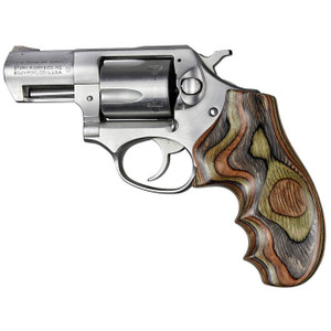 Hogue Ruger SP101 Smooth Fancy Wood Grips (Lamo Camo) - 81400