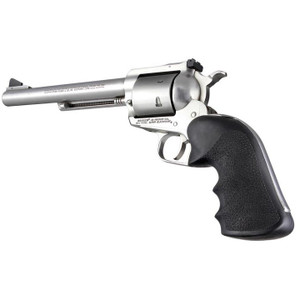 Hogue Ruger Long Barrel Super Blackhawk/Hunter Revolvers OverMolded Rubber with Finger Grooves (BlK) - 84000