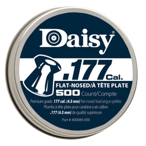 Daisy .177 Caliber PrecisionMax Flat Pellets (500 per Tin) - 987597406