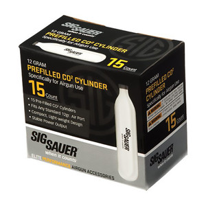 Sig Sauer CO2 CYLINDERS 12 Gr. - 15 PACK - AC-12-15