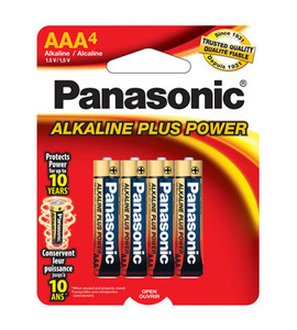 Panasonic AAA4 Alkaline Plus Power - AM-4PA/4B